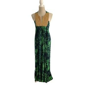T Bags Los Angeles Beaded Maxi‎ Dress